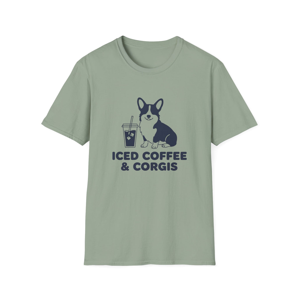 Iced Coffee Corgis T-Shirt