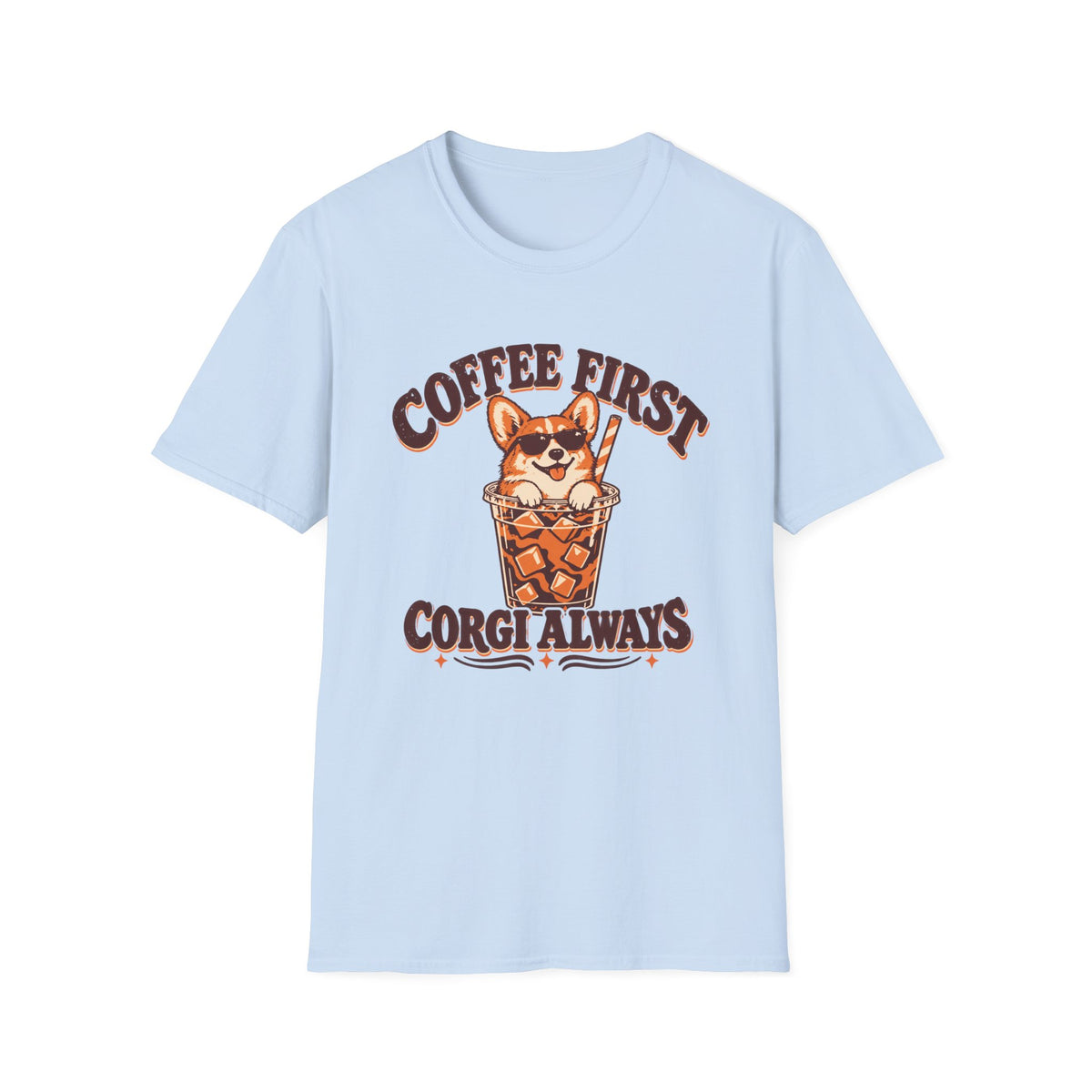 Coffee First Corgi T-Shirt