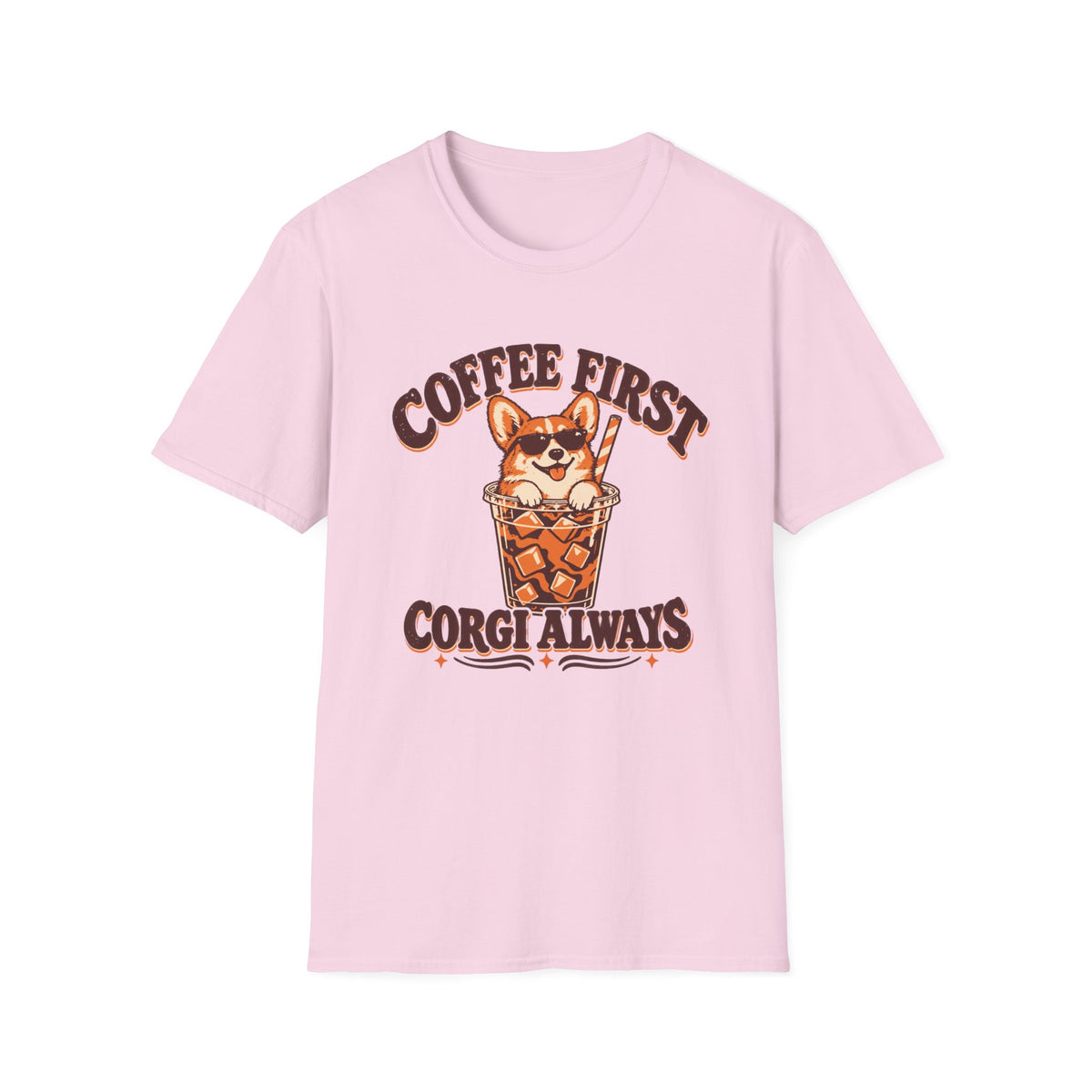 Coffee First Corgi T-Shirt