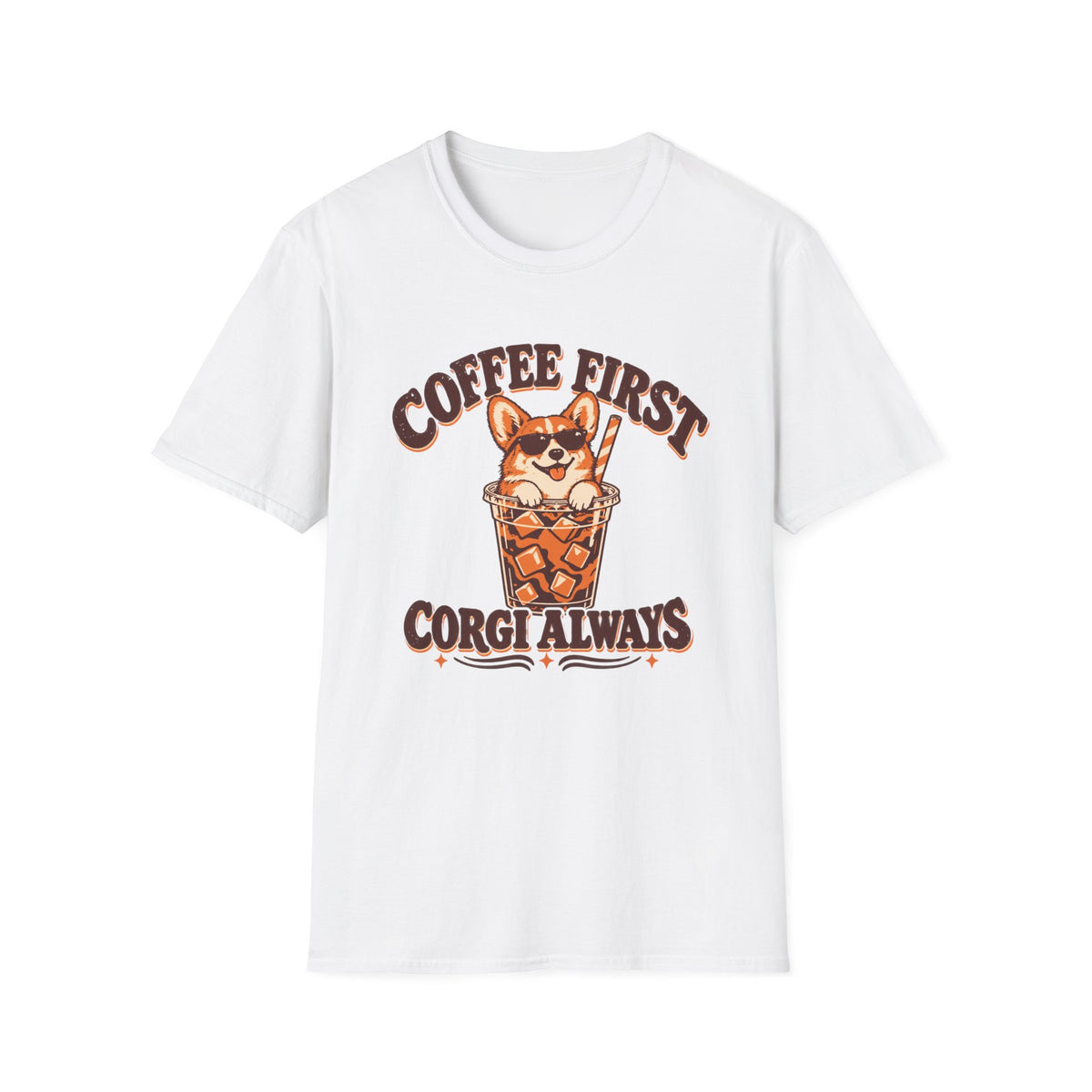 Coffee First Corgi T-Shirt