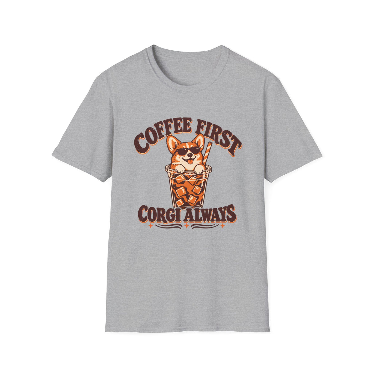 Coffee First Corgi T-Shirt