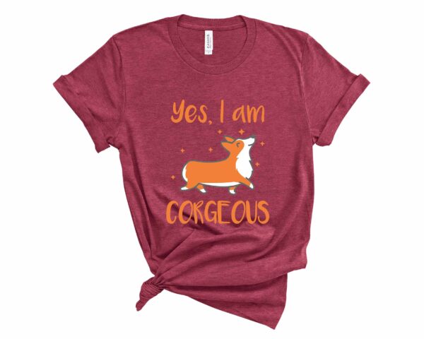 corgeous corgi t-shirt corgis paradise apparel accessories