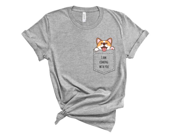 pocket corgi t-shirt corgis paradise apparel accessories