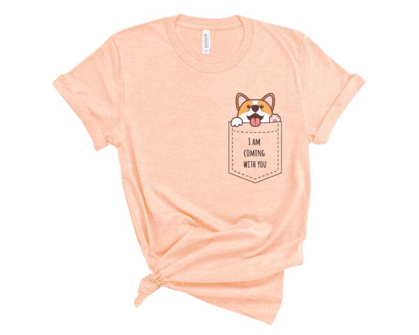 pocket corgi t-shirt corgis paradise apparel accessories