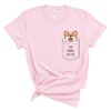 pocket corgi t-shirt corgis paradise apparel accessories