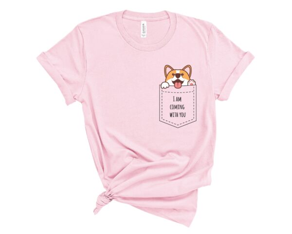 pocket corgi t-shirt corgis paradise apparel accessories