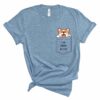 pocket corgi t-shirt corgis paradise apparel accessories