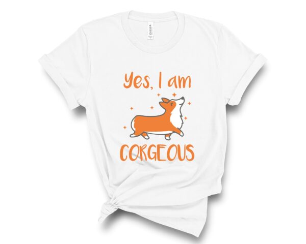 corgeous corgi t-shirt corgis paradise apparel accessories