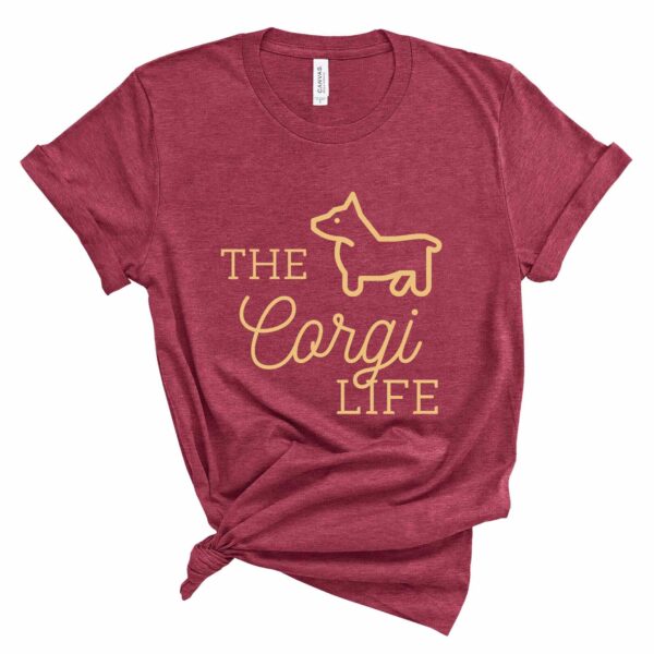 the corgi life t-shirt corgis paradise apparel accessories