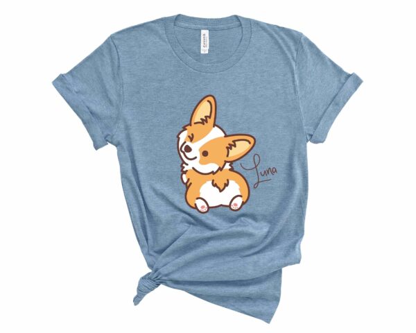 custom corgi butt personalized corgi t-shirt corgis paradise