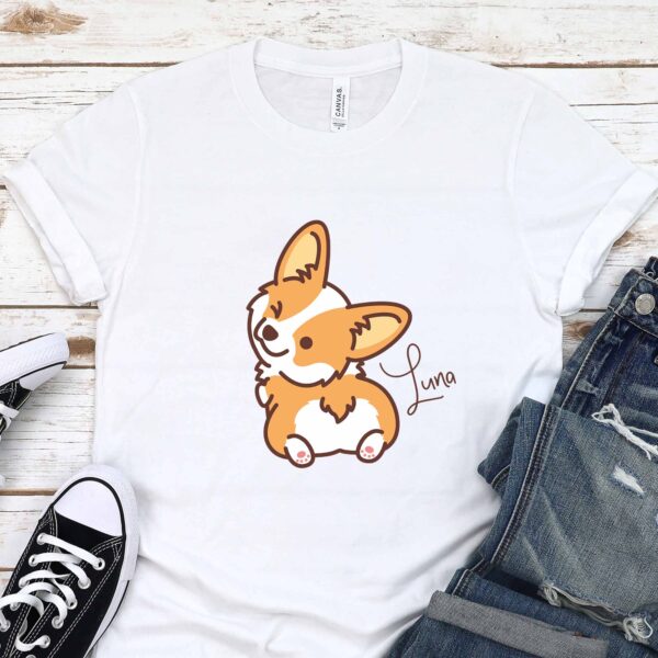 custom corgi butt personalized corgi t-shirt corgis paradise