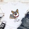 custom merle corgi t-shirt corgis paradise personalized apparel gift