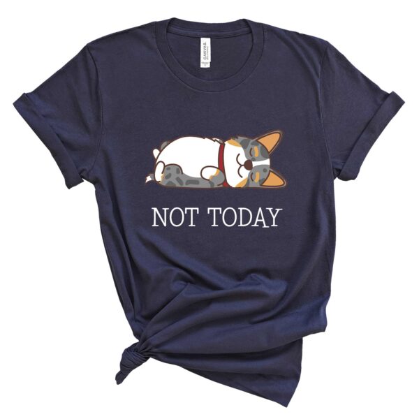 merle corgi not today t-shirt corgis paradise apparel gift