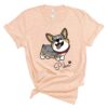 custom merle corgi t-shirt corgis paradise personalized apparel gift