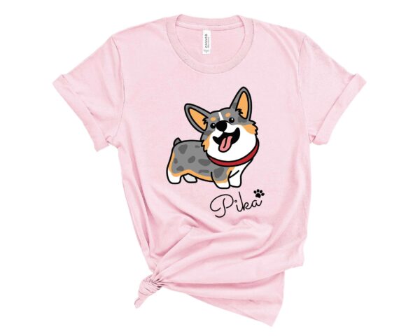 custom merle corgi t-shirt corgis paradise personalized apparel gift