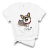 custom merle corgi t-shirt corgis paradise personalized apparel gift