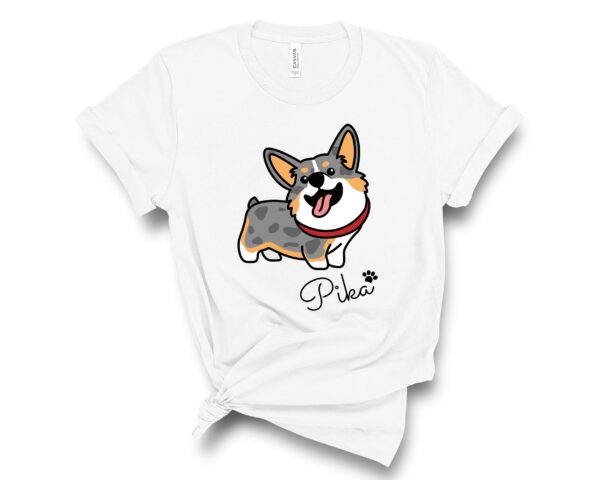 custom merle corgi t-shirt corgis paradise personalized apparel gift