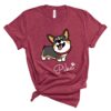 custom tricolor corgi t-shirt corgis paradise personalized apparel