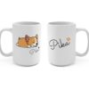 personalized lazy corgi coffee mug corgis paradise