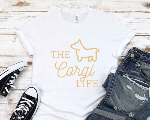 the corgi life t-shirt corgis paradise apparel accessories