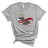 tricolor flying corgi t-shirt corgis paradise apparel gift