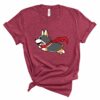 tricolor flying corgi t-shirt corgis paradise apparel gift