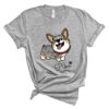 custom merle corgi t-shirt corgis paradise personalized apparel gift