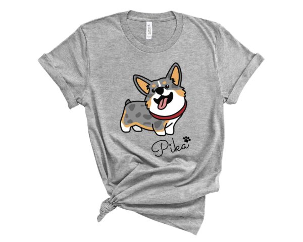 custom merle corgi t-shirt corgis paradise personalized apparel gift