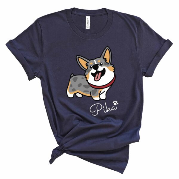 custom merle corgi t-shirt corgis paradise personalized apparel gift