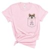 tricolor pocket corgi t-shirt corgis paradise apparel gift