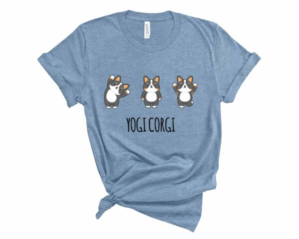 yogi corgi t-shirt corgis paradise tricolor corgi apparel accessories