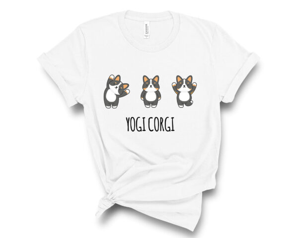 yogi corgi t-shirt corgis paradise tricolor corgi apparel accessories